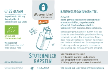 Preview: NEU: Stutenmilch Kapseln, BIO