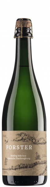 Forster Riesling Sekt brut, 750ml, Bio, Vegan