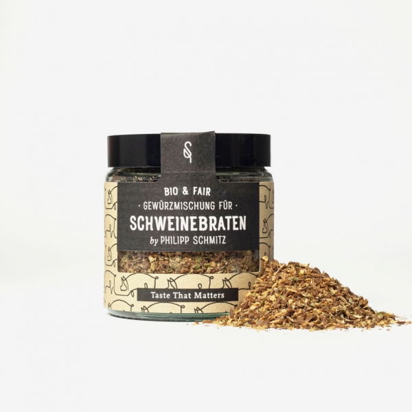 Schweinebraten Gewürz Bio - SoulSpice Feinkost-Gewürze, die den Unterschied machen.